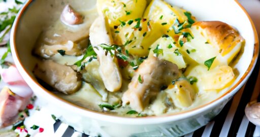 Zeleninový kari s hříbky