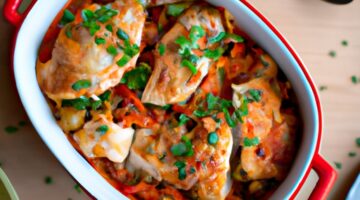 Ratatouille s poulet a bramborem.