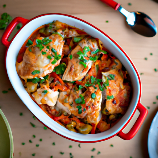 Ratatouille s poulet a bramborem.