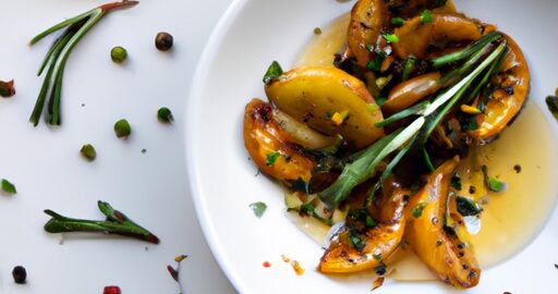 Kuře s citronem a olivami.