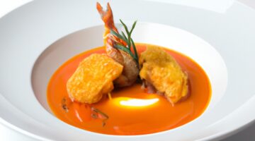 Bouillabaisse rybí polévka s krustovinou