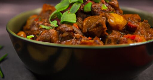 Hovězí vindaloo s batáty