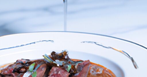 Hovězí burgundské s vínem