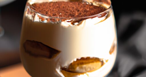 Tiramisu – italský dezert s mascarpone.