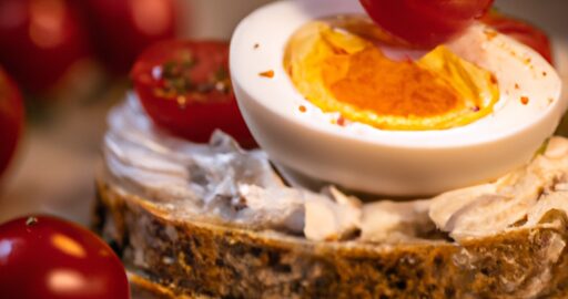 Chrusta s ovocem a tvarohem