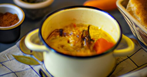 Kari z cukety a brambor.