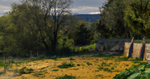 Hummus s chlebem a zeleninou.