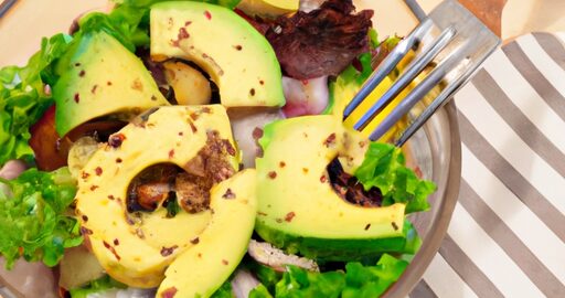 Kroupový salát s avokádem