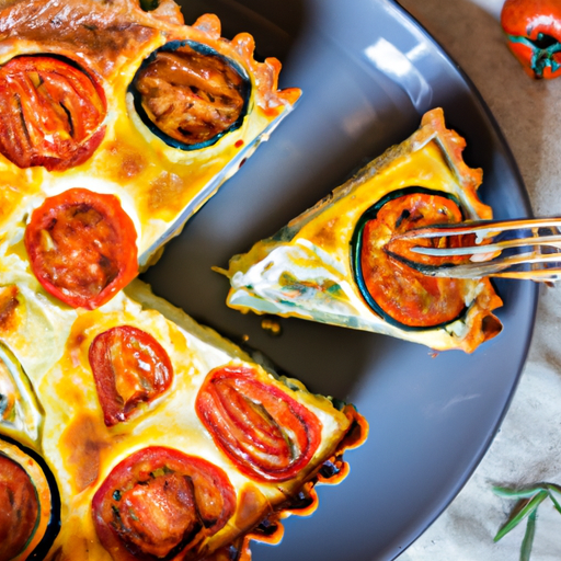 Ratatouille s vaječným quiche