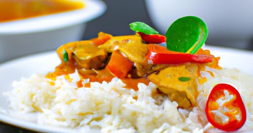 Murgh Masala s basmati rýží.