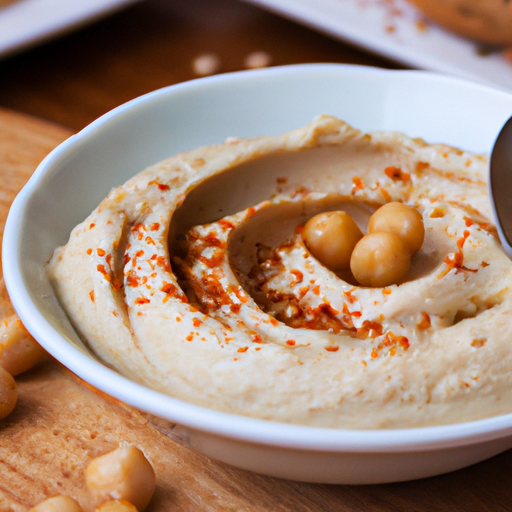 Hummus s tahini a olejem.