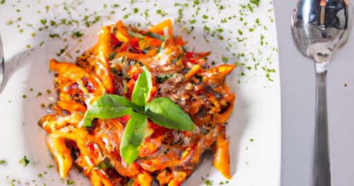 Rajská omáčka s penne.