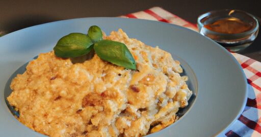 Risotto s houbami a parmazánem.
