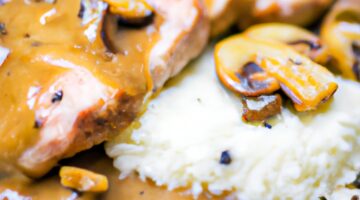 Kuřecí marsala s hříbky a smetanou