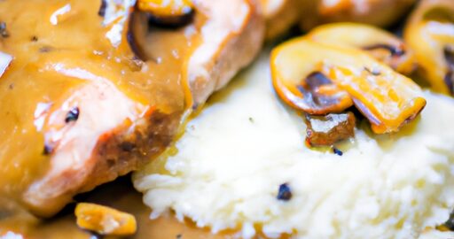 Kuřecí marsala s hříbky a smetanou