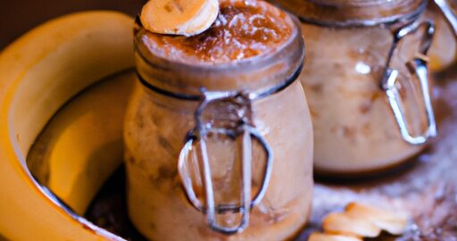 Bananový dort s karamelovou polevou