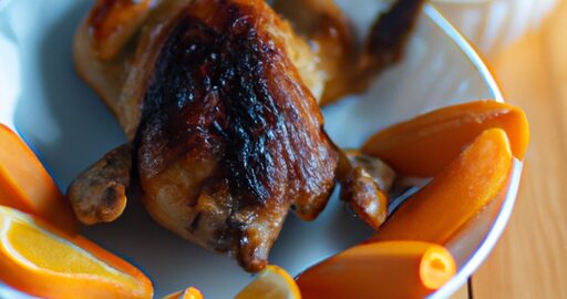 Pečené kuře se slaninou