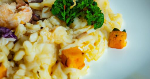 Risotto s hříbkami a sýrem