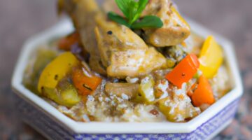 Kabseh kuřecí s rýží a křenu