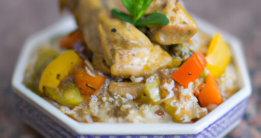 Kabseh kuřecí s rýží a křenu