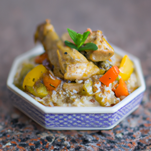 Kabseh kuřecí s rýží a křenu