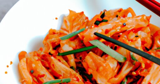 Korejský kimchi na zelí