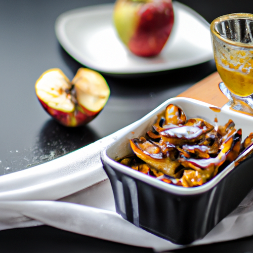 Závitek s jablky a skořicí.