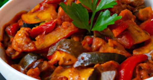 Sicilská caponata s rajčaty