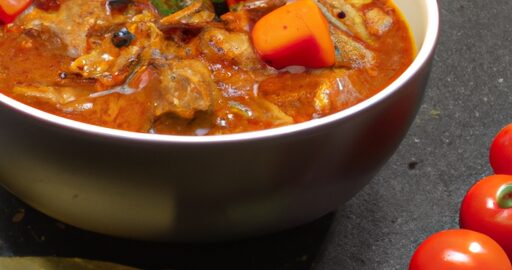 Bramborový guláš s klobásou.