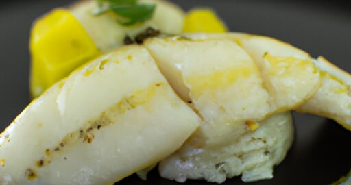 Ryba na žaru s citronem