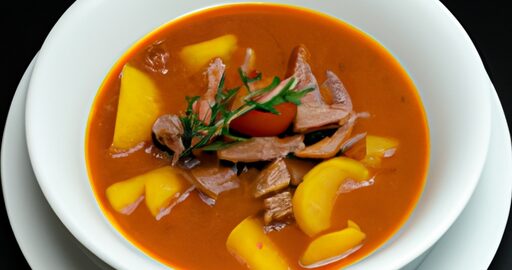 Houbový guláš s brambory