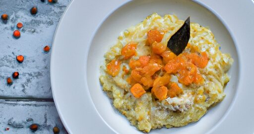 Risotto s houbami a šalotkou.