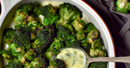 Brokolicový krémový polévka s česnekem.