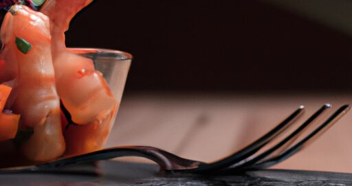 Ceviche z čerstvého lososa