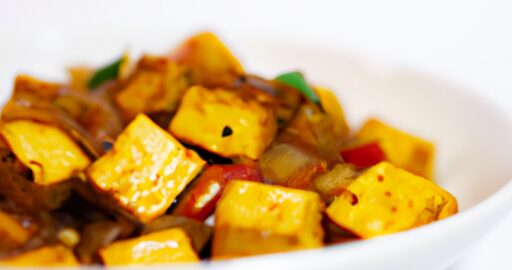 Veganské kung pao tofu