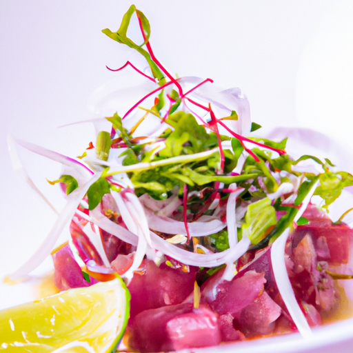 Ceviche z červeného okouna