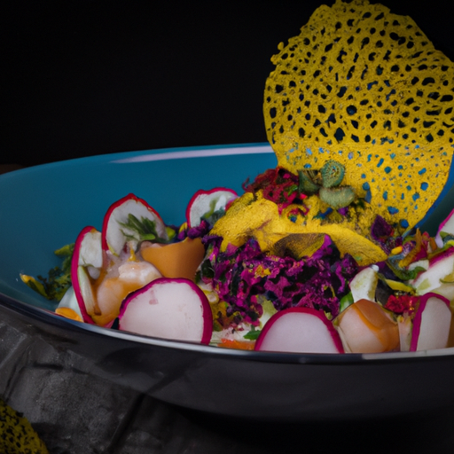 Ceviche z bílého ryby