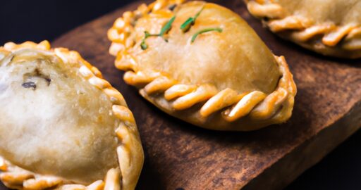 Argentinské empanadas plněné masem a zeleninou