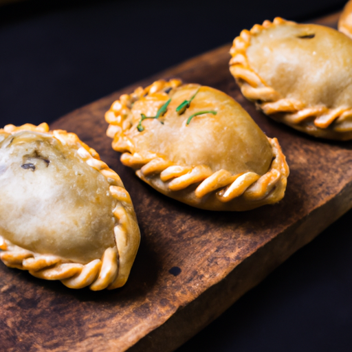 Argentinské empanadas plněné masem a zeleninou