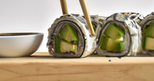 Sushi rolka s lososem a avokádem