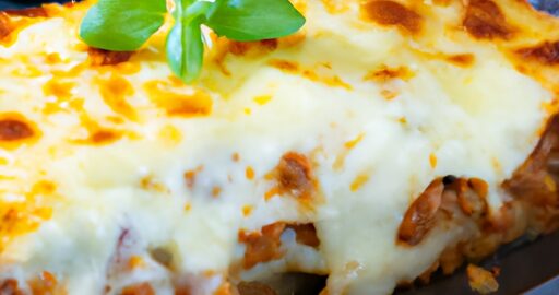 Lasagne s kuřecím masem a špenátem