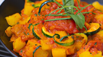 Ratatouille s květákem a paprikou