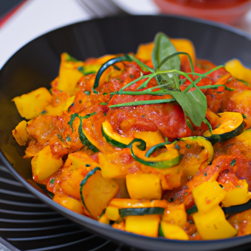 Ratatouille s květákem a paprikou