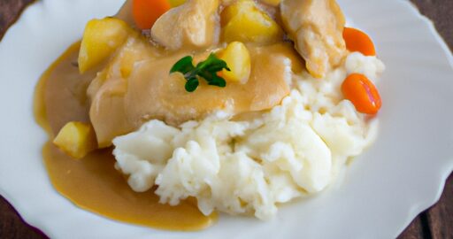 Máslové kuře s šťavnatou rýží.