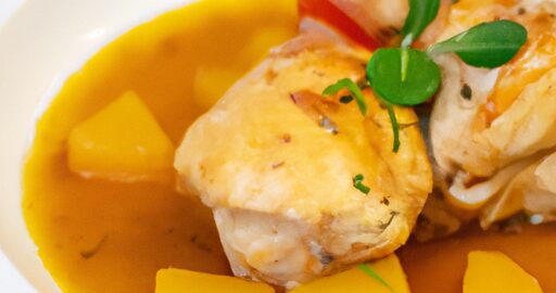 Kuře v kari omáčce.