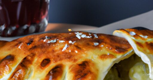 Smažená calzone s ricottou a šunkou