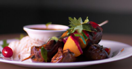 Kebab z jehněčího masa a kuskusu