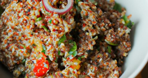 Veganí quinoa salát s avokádem