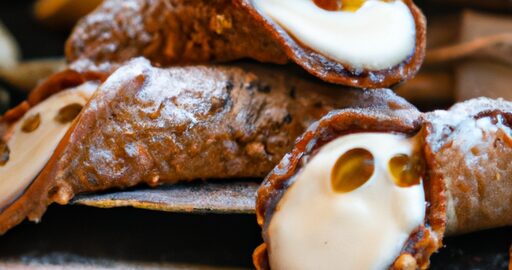 Cannoli s ricottou a kandovaným ovocem