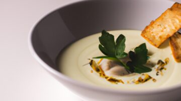 Vichyssoise polévka s pórkem